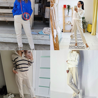 Wixra damskie Harem grube spodnie dorywczo w pasie czarne podstawowe kieszenie biurowe damskie spodnie 2021 jesienno-zimowa New Hot 6